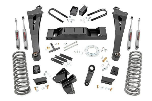 5.0 Inch Dodge Radius Arm Suspension Lift Kit w/AISIN Transmission 19-Up Ram 3500 4WD Diesel Rough Country