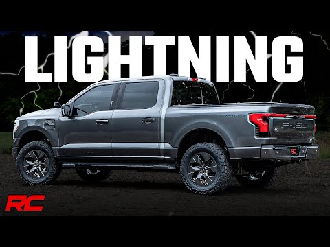 3 Inch Lift Kit Forged UCA Ford F-150 Lightning 4WD (2022) Rough Country