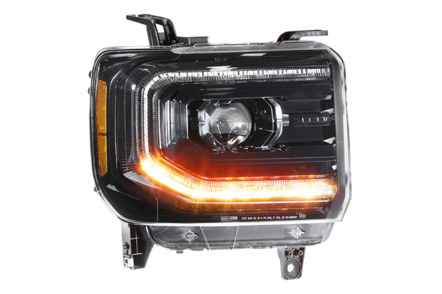XB LED Headlights: GMC Sierra (14-18 / Set)