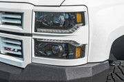 XB LED Headlights: Chevrolet Silverado 1500 (14-15 / Set)