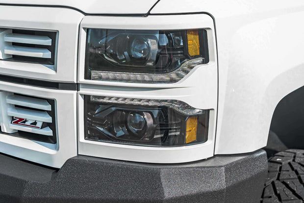 XB LED Headlights: Chevrolet Silverado 1500 (14-15 / Set)