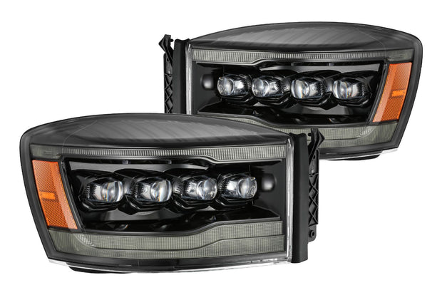 ARex Nova LED Headlights: Dodge Ram (06-08) - Chrome (Set)