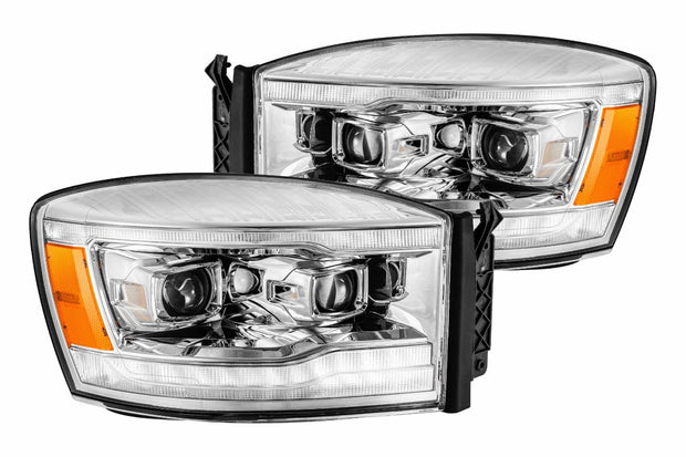 ARex Luxx LED Headlights: Dodge Ram (06-08) - Chrome (Set)