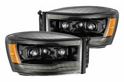 ARex Luxx LED Headlights: Dodge Ram (06-08) - Chrome (Set)