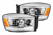 ARex (PRO-Series) Halogen Headlights: Dodge Ram (06-08) - Alpha-Black (Set)