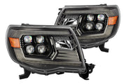 ARex Nova LED Headlights: Toyota Tacoma (05-11) - Black (Set)