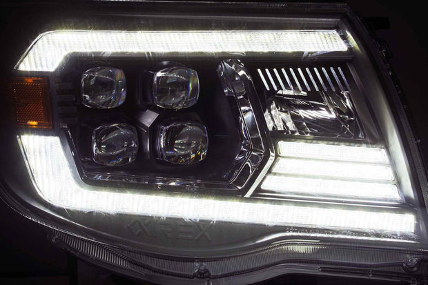ARex Nova LED Headlights: Toyota Tacoma (05-11) - Black (Set)