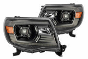 ARex Luxx LED Headlights: Toyota Tacoma (05-11) - Black (Projector Ver / Set)