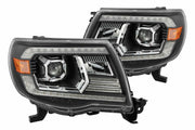 ARex (PRO-Series) Halogen Headlights: Toyota Tacoma (05-11) - Alpha-Black (Set)