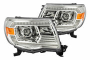 ARex (PRO-Series) Halogen Headlights:: Toyota Tacoma (05-11) - Chrome (Set)