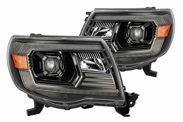 ARex (PRO-Series) Halogen Headlights: Toyota Tacoma (05-11) - Black (Set)