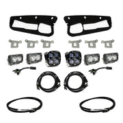 Bronco Clear SAE Fog Pocket Kit 21-Up Ford Bronco w/Upfitter Baja Designs
