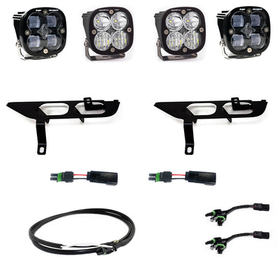 Ford, F150, (21-On), FPK, SAE Clear/Pro DC Up w/ DRL Baja Designs