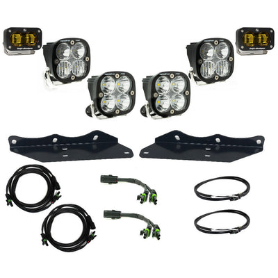 Ford Raptor (17-20) Fog Pocket Kit S2 SAE Baja Amber Pro Baja Designs