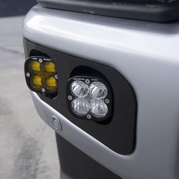 Squadron SAE/Sport Fog Pocket Kit 2023-On Ford F-250/350 Super Duty SAE Fog Baja Amber Toggle Wiring