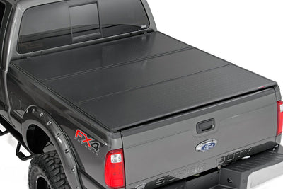 Ford Hard Tri-Fold Bed Cover 99-16 F-250/350-6.5 Foot Bed w/o Cargo Mgmt Rough Country