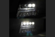 ARex Nova LED Headlights: Chevy Tahoe/Suburban/Avalanche (07-13) - Jet Black (Set)