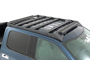 Ford Roof Rack System w/Front Facing 40 Inch Single Row Black Series LED Light Bar 15-18 Ford F-150 2WD/4WD Rough Country