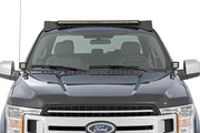 Ford Roof Rack System w/Front Facing 40 Inch Single Row Black Series LED Light Bar 15-18 Ford F-150 2WD/4WD Rough Country