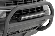 Nudge Bar 20 Inch Chrome Series Single Row LED 21-Up Ford Bronco Sport Rough Country