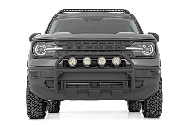 Nudge Bar 4 Inch Round Led (x4) 21-Up Ford Bronco Sport 4WD Rough Country