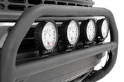 Nudge Bar 4 Inch Round Led (x4) 21-Up Ford Bronco Sport 4WD Rough Country