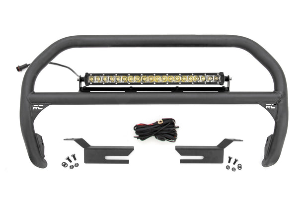 Nudge Bar 20 Inch Chrome Series Single Row LED 21-Up Ford Bronco 4WD Rough Country