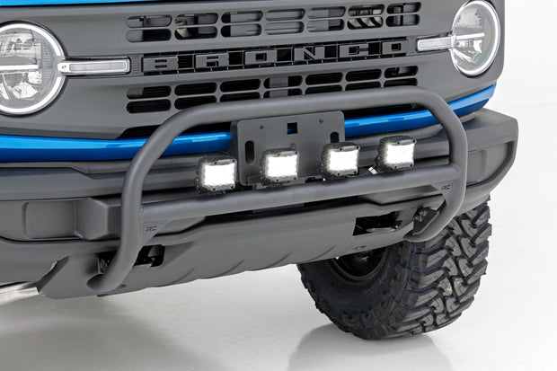 Nudge Bar 3 Inch Osram Wide Angle Led (x4) 21-Up Ford Bronco 4WD Rough Country