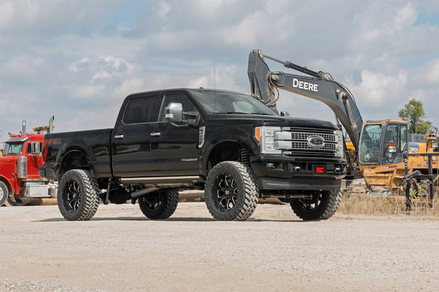 6 Inch Suspension Lift Kit 17-19 F-250/350 4WD Diesel 4 Inch Axle w/o Overloads Rough Country