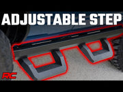 SR2 Adjustable Aluminum Step 21-Up Ford Bronco 4WD Rough Country