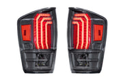 XB LED Tail Lights: Toyota Tacoma (16-23 / Clear Lens / Set)
