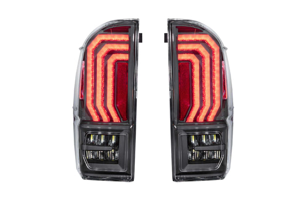 XB LED Tail Lights: Toyota Tacoma (16-23 / Clear Lens / Set)
