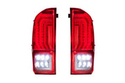 XB LED Tail Lights: Toyota Tacoma (16-23 / Red Lens / Set)