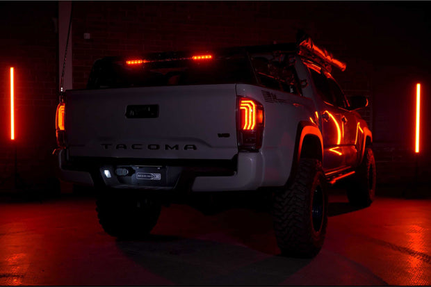 XB LED Tail Lights: Toyota Tacoma (16-23 / Red Lens / Set)