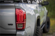 XB LED Tail Lights: Toyota Tacoma (16-23 / Red Lens / Set)
