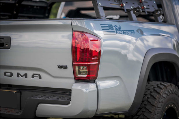 XB LED Tail Lights: Toyota Tacoma (16-23 / Red Lens / Set)