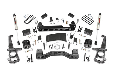 4 Inch Suspension Lift Kit w/V2 Shocks 15-20 F-150 4WD Rough Country