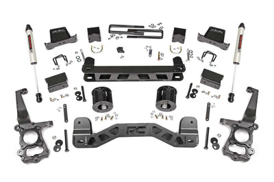6 Inch Suspension Lift Kit w/V2 Shocks 11-14 F-150 Rough Country
