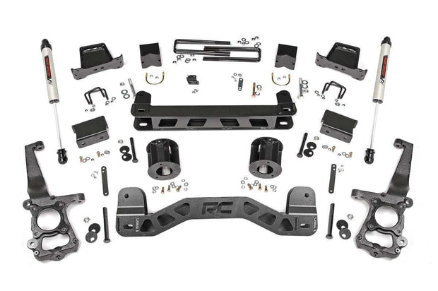 6 Inch Suspension Lift Kit w/V2 Shocks 11-14 F-150 Rough Country