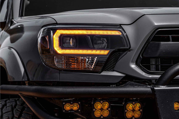 XB Hybrid LED Headlights: Toyota Tacoma (12-15 / Amber DRL / Set)
