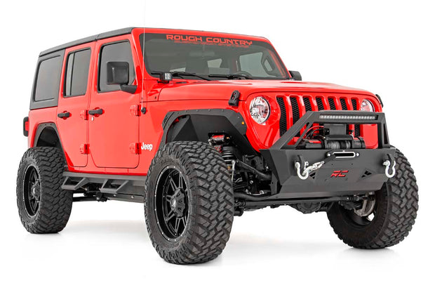 4 Inch Long Arm Suspension Lift Kit w/N3 Shocks 18-20 Wrangler JL 4 Door Rough Country