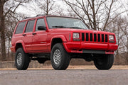 Jeep Cherokee XJ 3 Inch Series II Suspension Lift Kit w/V2 Shocks Leaf Springs For 84-01 Jeep Cherokee XJ Rough Country