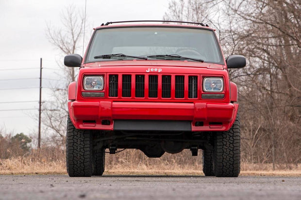 Jeep Cherokee XJ 3 Inch Series II Suspension Lift Kit w/V2 Shocks Leaf Springs For 84-01 Jeep Cherokee XJ Rough Country