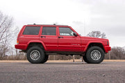Jeep Cherokee XJ 3 Inch Series II Suspension Lift Kit w/V2 Shocks Leaf Springs For 84-01 Jeep Cherokee XJ Rough Country