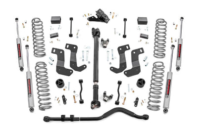 3.5 Inch Jeep Suspension Lift Kit Premium N3 Shocks Stage 2 Coils & Control Arm Drop 18-20 Wrangler JL Unlimited Rough Country