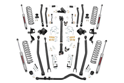 6 Inch Long Arm Suspension Lift Kit w/N3 Shocks 18-20 Wrangler JL 4 Door Rough Country