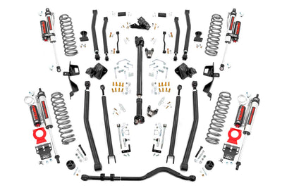 6 Inch Long Arm Suspension Lift Kit w/Vertex Shocks 18-20 Wrangler JL 4 Door Rough Country