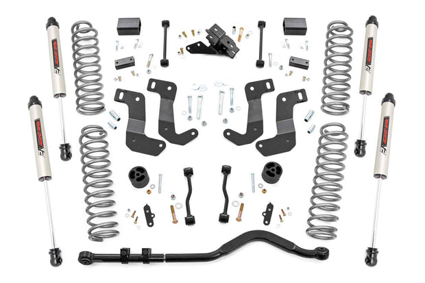 3.5 Inch Jeep Suspension Lift Kit Control Arm Drop & V2 Shocks 18-20 Wrangler JL Rough Country
