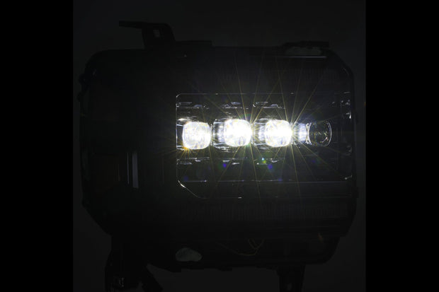 Arex Nova LED Headlights: GMC Sierra (14-18) - Alpha-Black (Set)