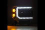 Arex Nova LED Headlights: GMC Sierra (14-18) - Alpha-Black (Set)